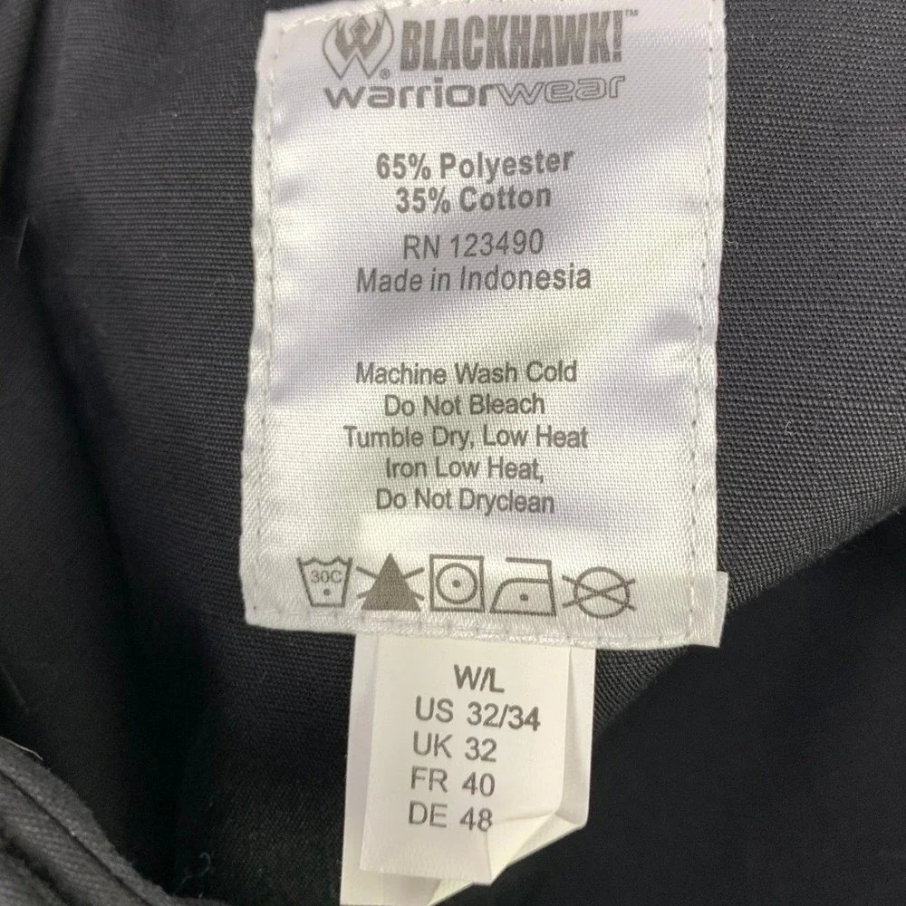 Blackhawk measurements waist
